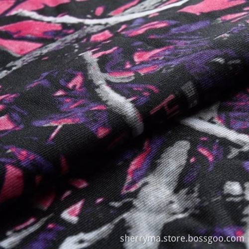 Print jersey knit wax african print fabric